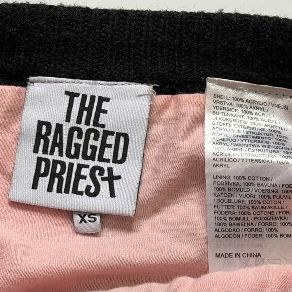 Free People The Ragged Priest Gathering Skirt Size XS Crochet‎ Colorful Mini - Picture 4 of 8